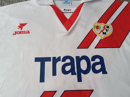 Retro Rayo Vallecano 1997/1998 Home Fan Version Football Jersey