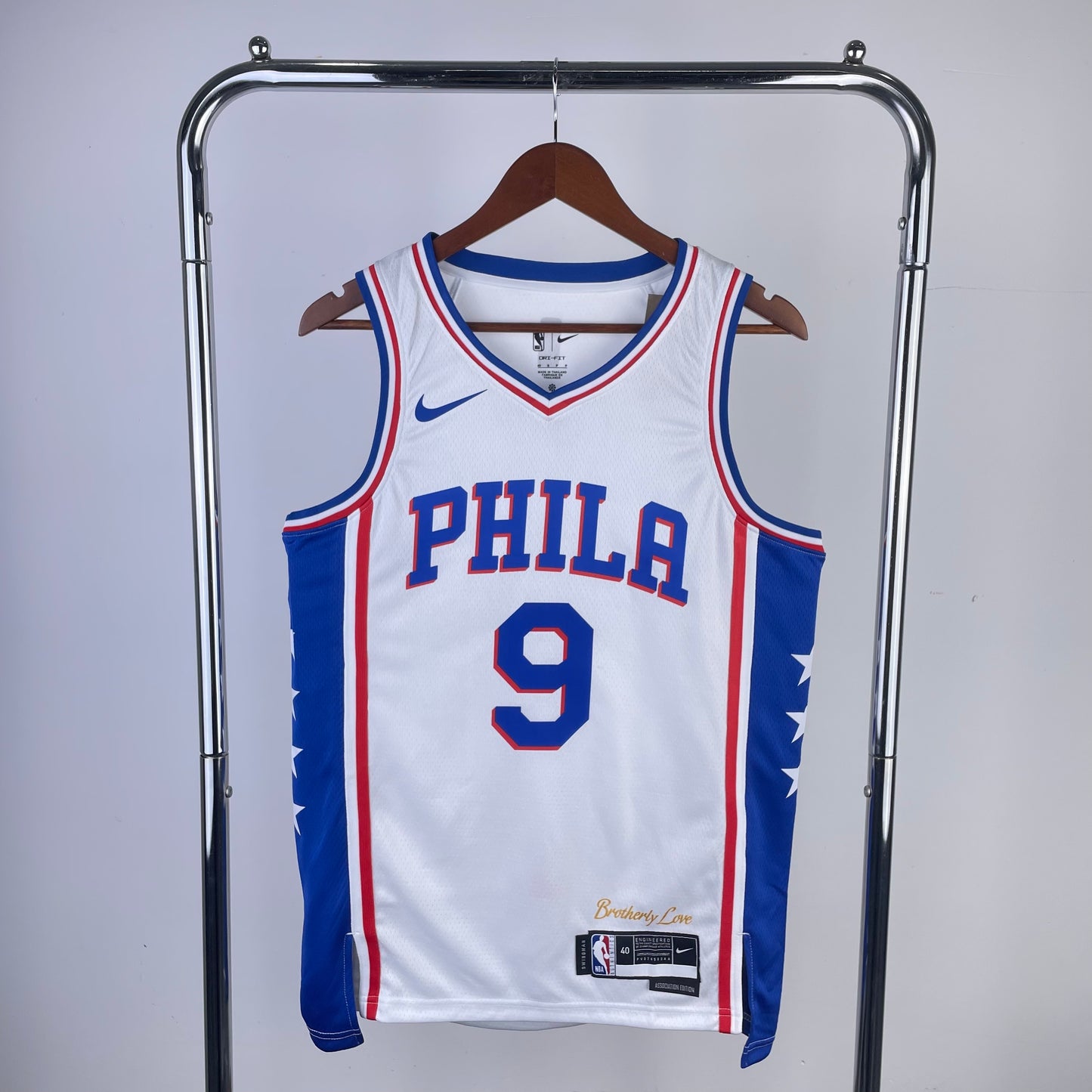 Philadelphia 76ers 2023 Home Football Jersey