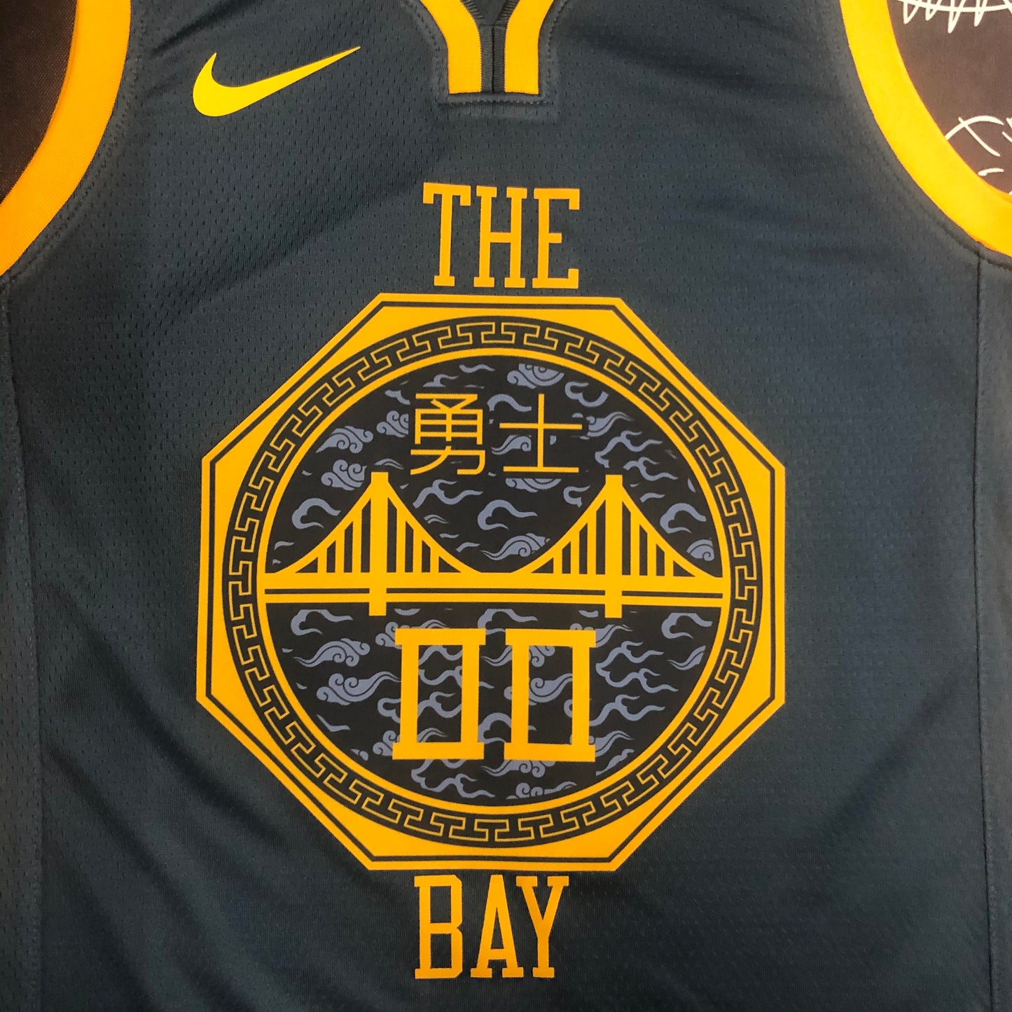 Retro Golden State Warriors 2018 Football Jersey