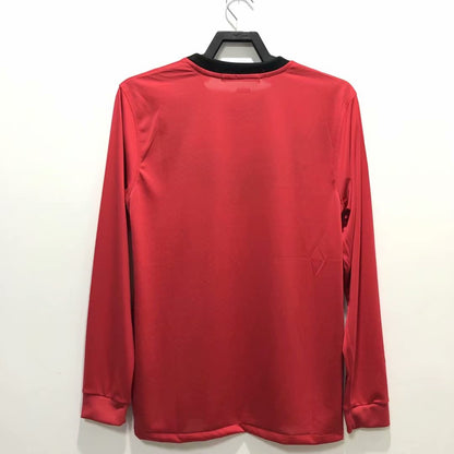 Retro Manchester united 2009/2010 Home Long Sleeve Football Jersey