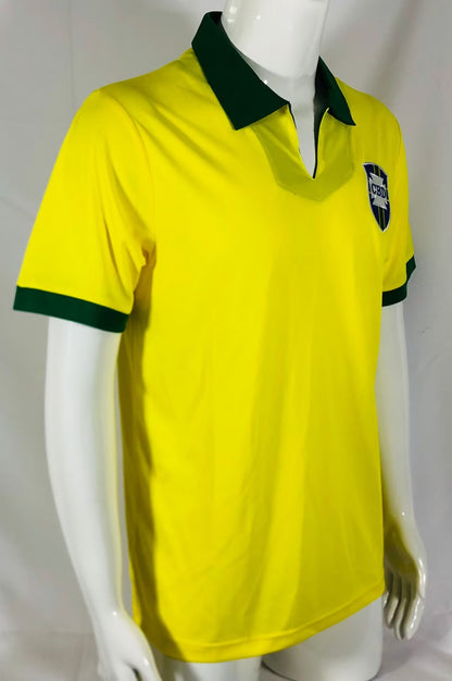Retro Brazil 1950/1966 Home Fan Version Football Jersey