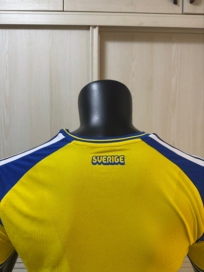 Sweden 2026/2027 Home Player Version Football Jersey