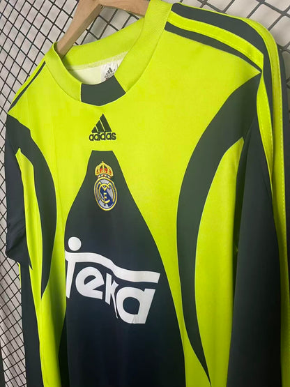 Retro real madrid 1999/2000 Goalkeeper Long Sleeve Football Jersey