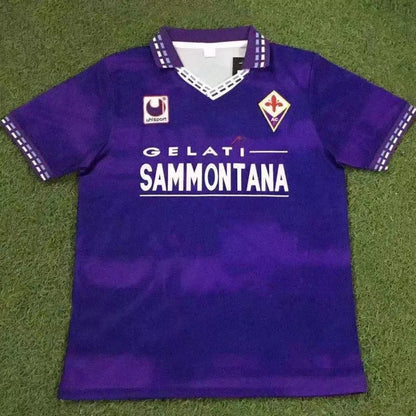 Retro Florence 1994/1995 Home Fan Version Football Jersey