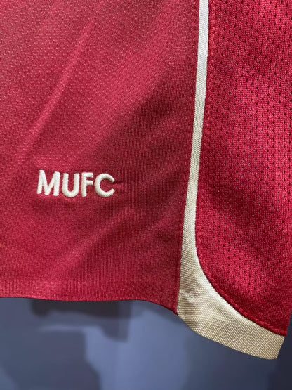 Retro Manchester united 2006/2007 Home Player Version Football Jersey