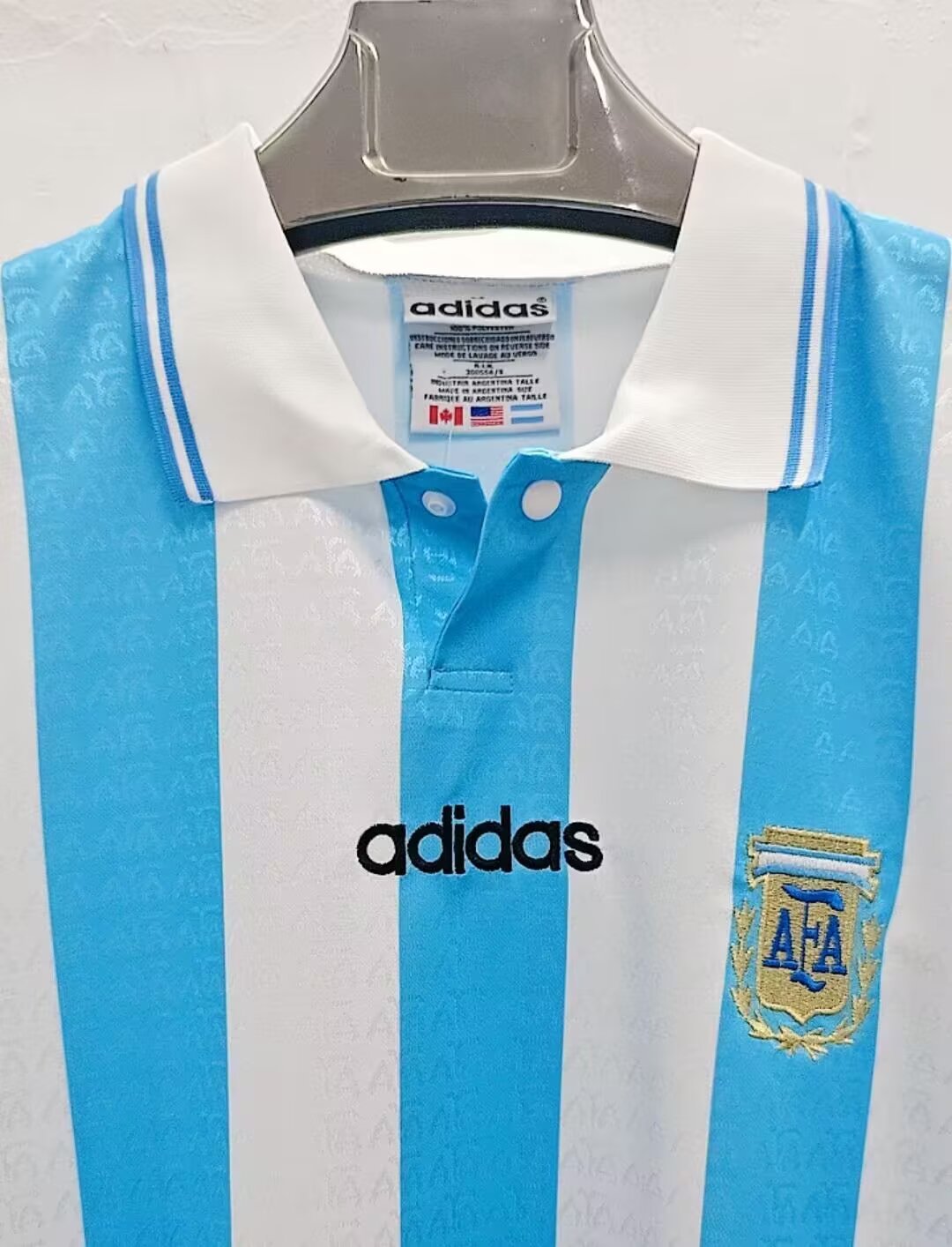 Retro Argentina 1994 Home Football Jersey