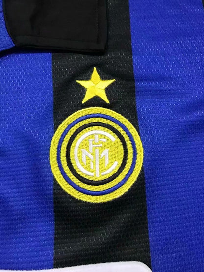 Retro Inter milan 1998/1999 Home Long Sleeve Football Jersey
