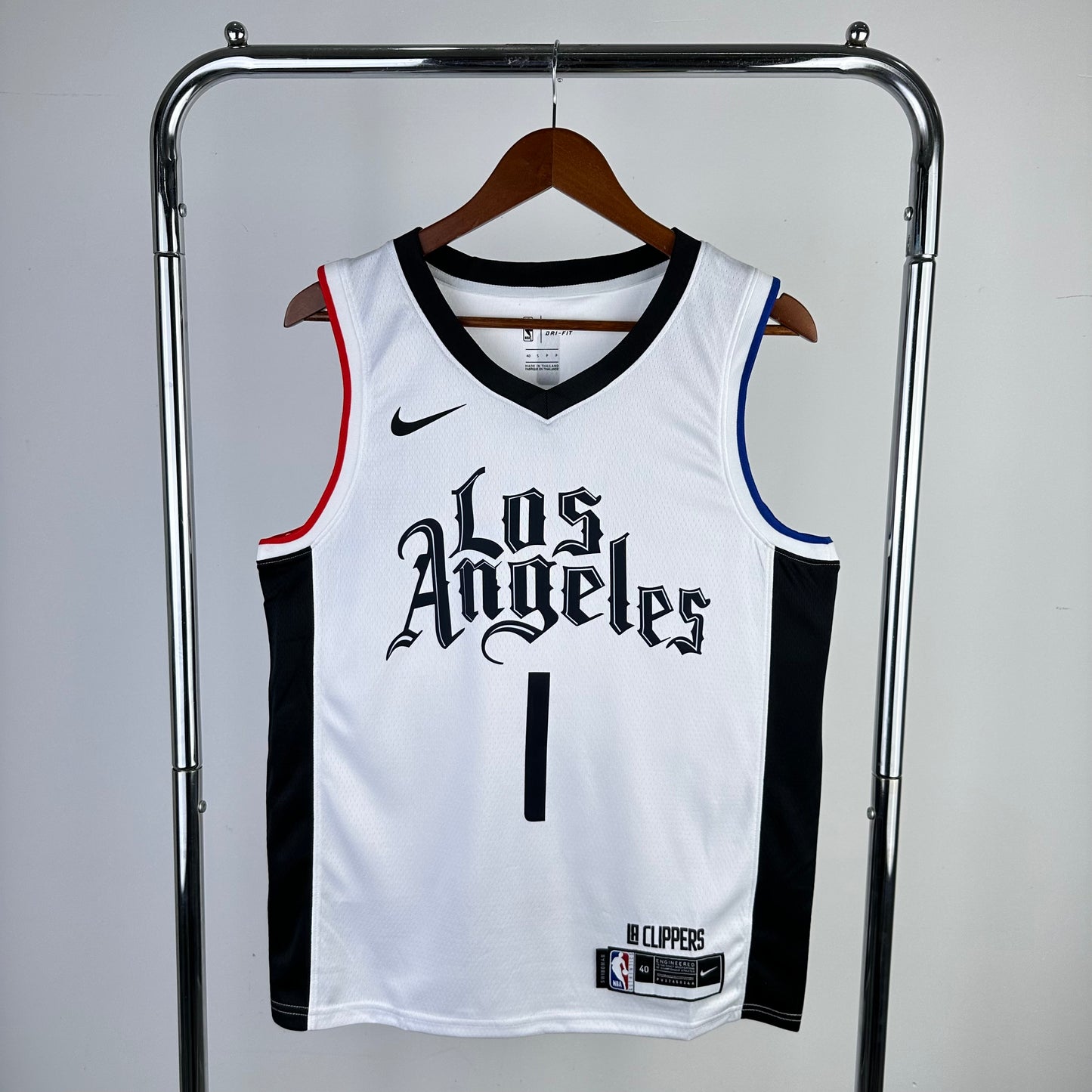 Los Angeles Clippers White #1 HARDEN NBA Season Jerseys 2021