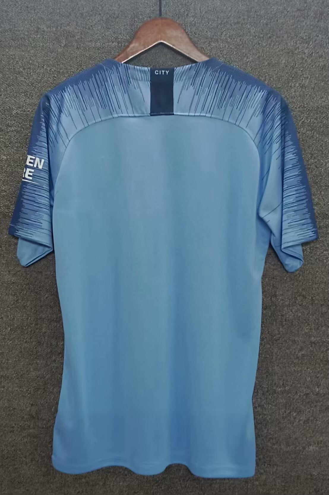 Retro Manchester city 2019 Home Football Jersey