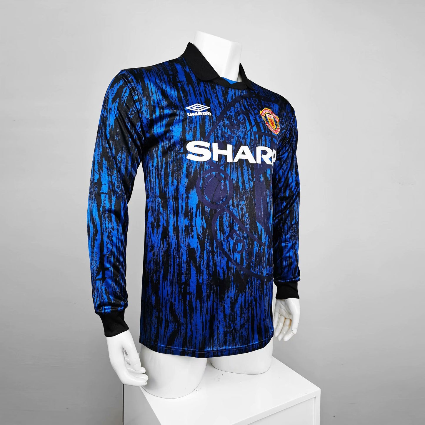 Retro Manchester united 1993 Away Long Sleeve Football Jersey