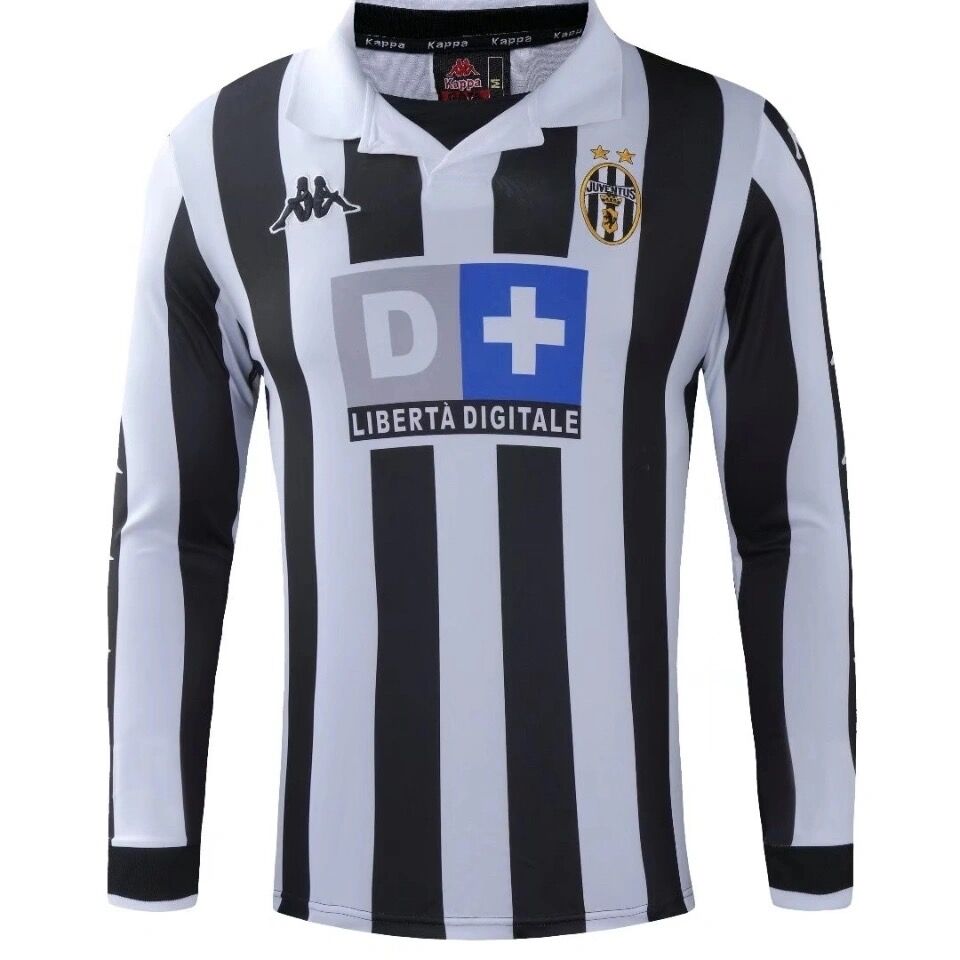 Retro Juventus 1999/2000 Home Long Sleeve Football Jersey