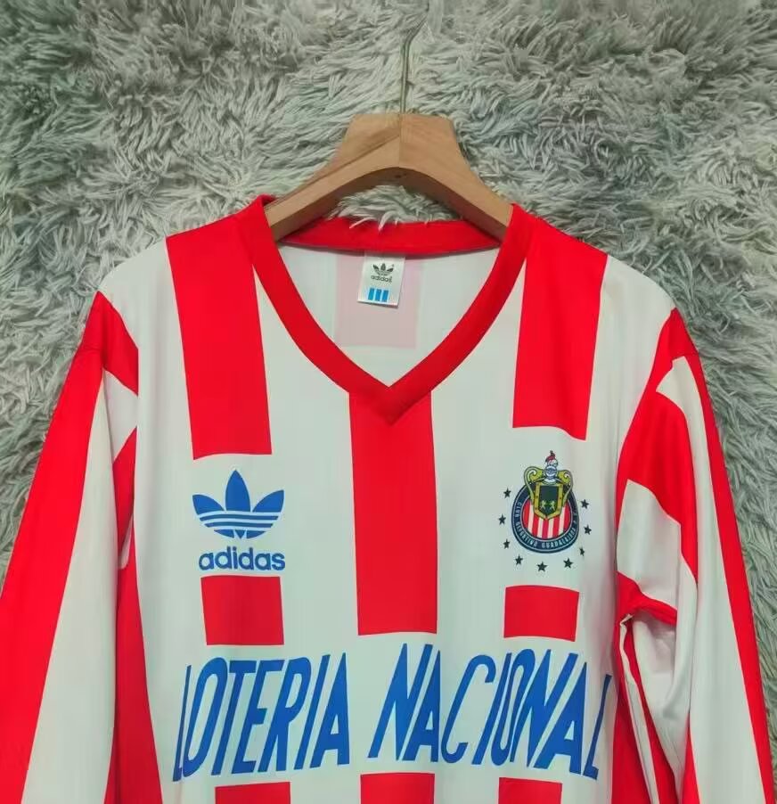Retro chivas 1991/1992 Home Long Sleeve Football Jersey