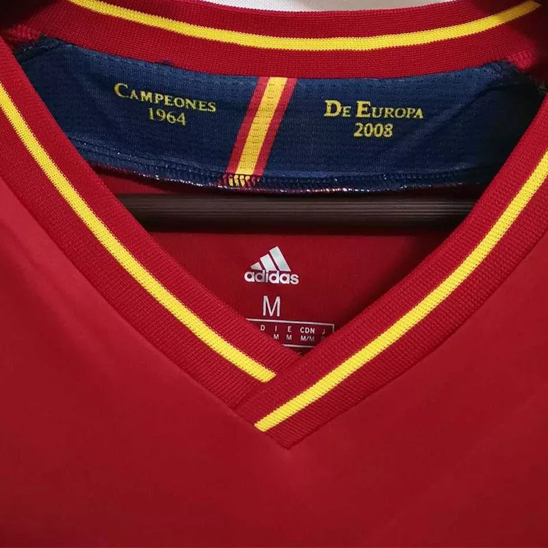 Retro Spain 2012 Home Football Jersey