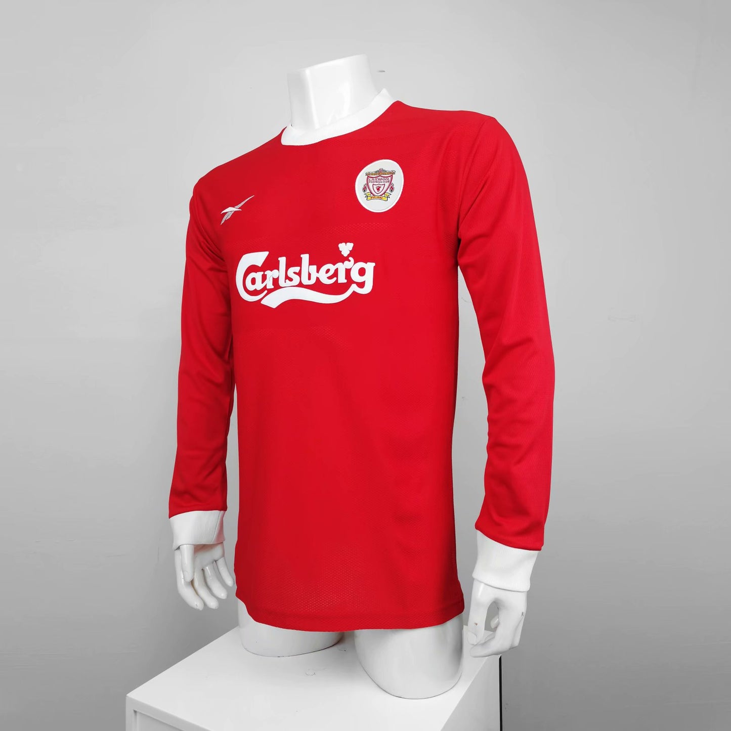 Retro Liverpool 1998 Home Long Sleeve Football Jersey