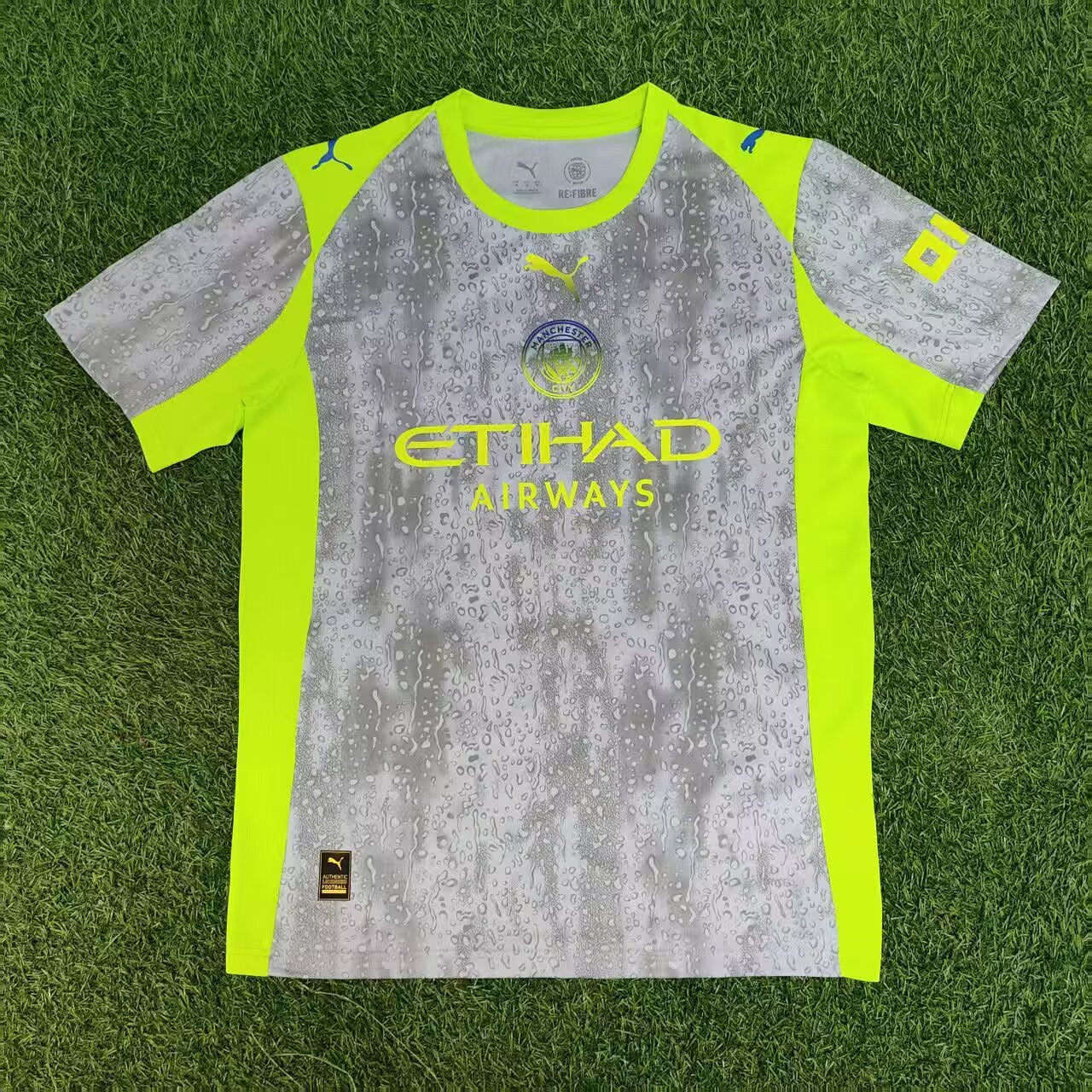 Manchester City 2025/2026 Third Away Fan Version Football Jersey