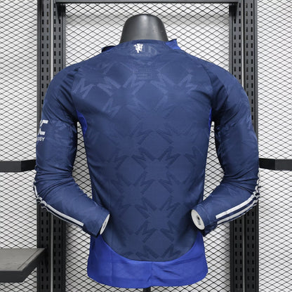 Manchester United 2024/2025 Away Long Sleeve Player Version Football Jersey