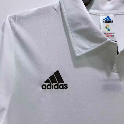 Retro real madrid 2001/2002 Home Football Jersey