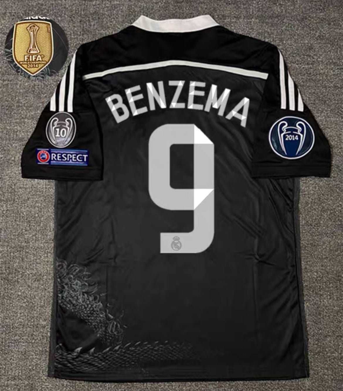Retro Real Madrid 2014/2015 Third Player Version Football Jersey