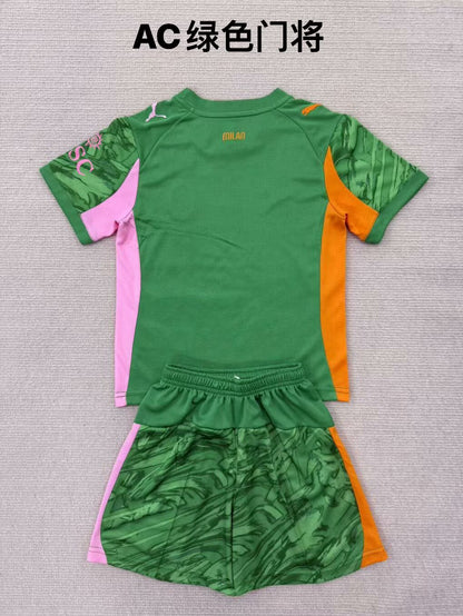 Kids jerseys 2025/2026 Kids Goalkeeper Fan Version Football Jersey