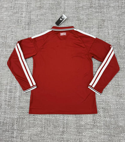 Manchester United 2026/2027 Home Long Sleeve Fan Version Football Jersey