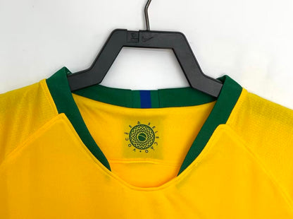 Retro Brazil 2018 Home Football Jersey