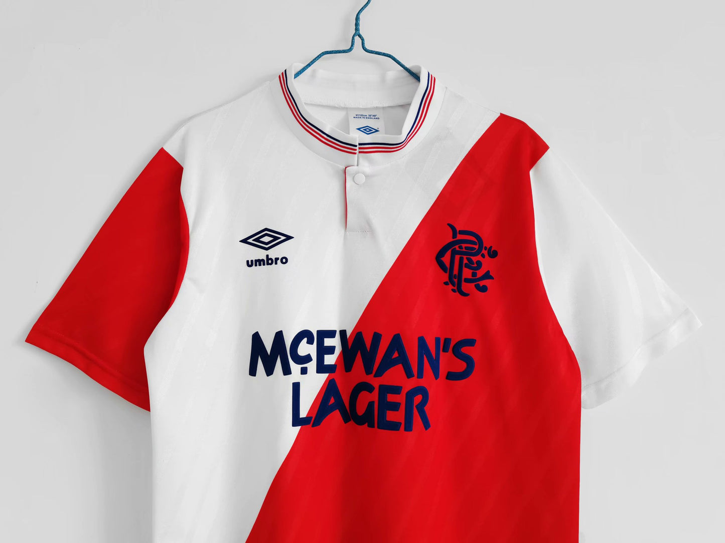 Rangers 1987/1988 Home Fan Version Football Jersey