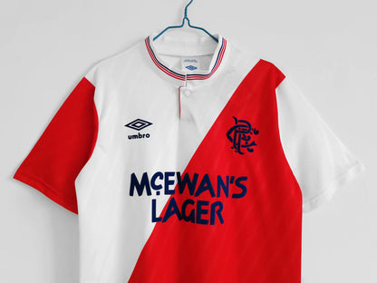 Rangers 1987/1988 Home Fan Version Football Jersey