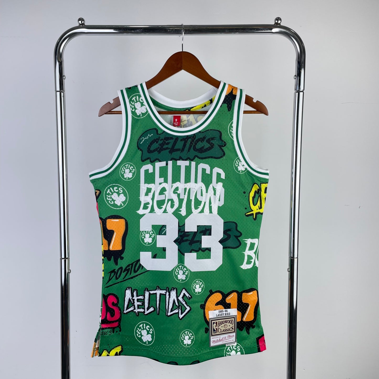 Retro Boston Celtics 1985/1986 Football Jersey