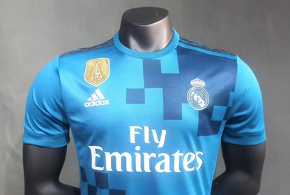 Retro Real Madrid 2017/2018 Third Player Version Football Jersey