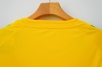Retro Brazil 2002 Home Football Jersey