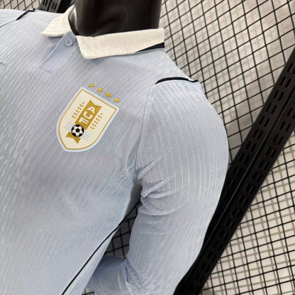 Uruguay 2026/2027 Home Long Sleeve Player Version Football Jersey