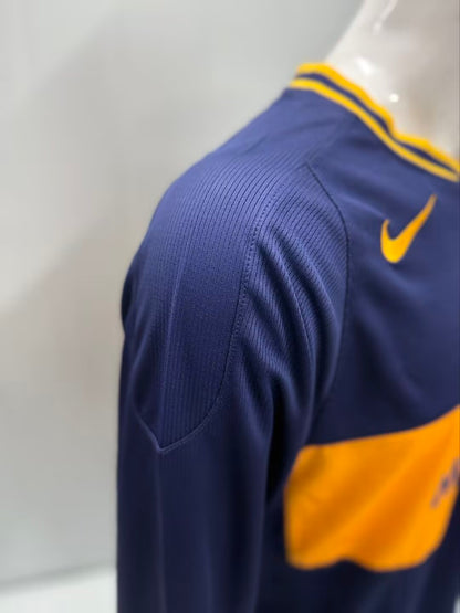 Retro Boca 2005/2006 Home Long Sleeve Football Jersey