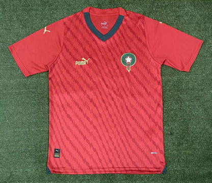 Morocco 2023/2024 Home Fan Version Football Jersey