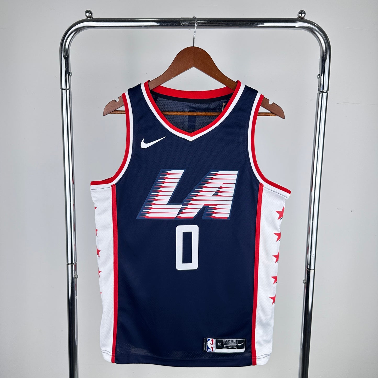 Copy Los Angeles Clippers City Blue #0 WESTBROOK NBA Season Jerseys 2025