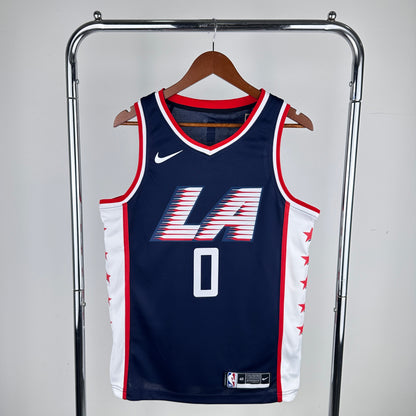Copy Los Angeles Clippers City Blue #0 WESTBROOK NBA Season Jerseys 2025