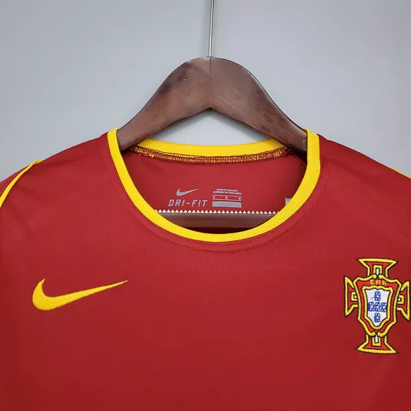 Retro Portugal 2002 Home Football Jersey