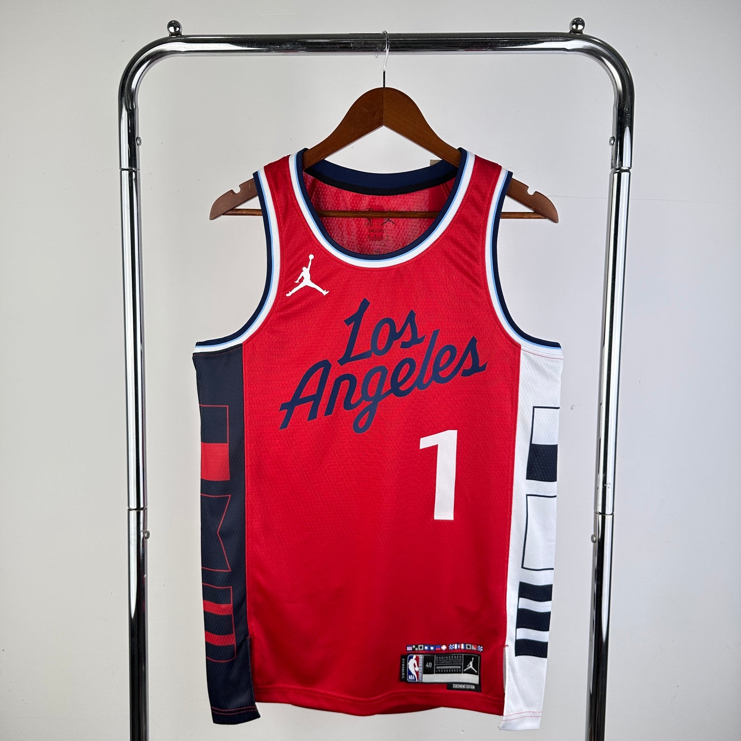Los Angeles Clippers Red #1 HARDEN NBA Season Jerseys 2025