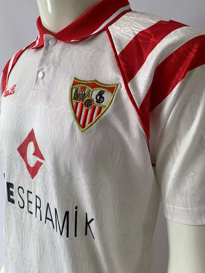 Retro Sevilla FC 1991/1992 Home Football Jersey