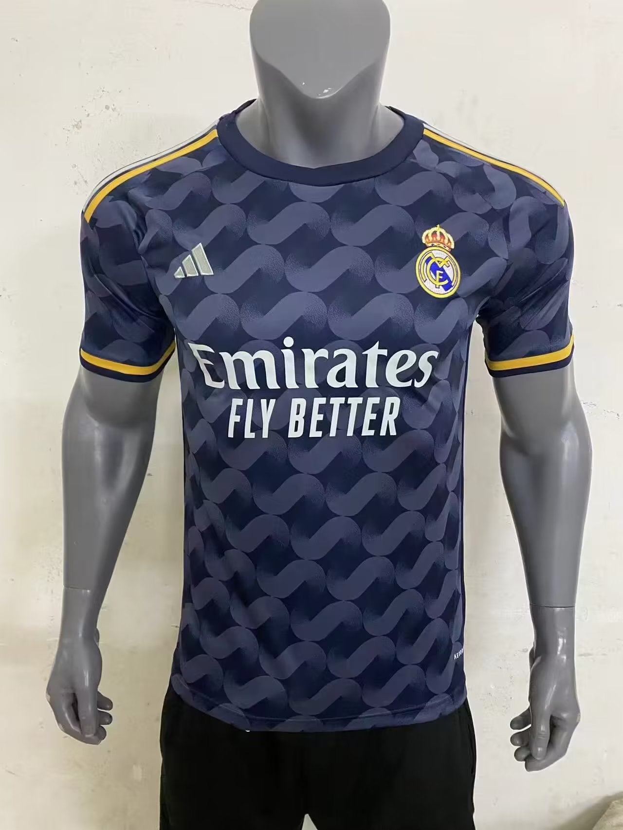 Real Madrid 2023/2024 Away Fan Version Football Jersey