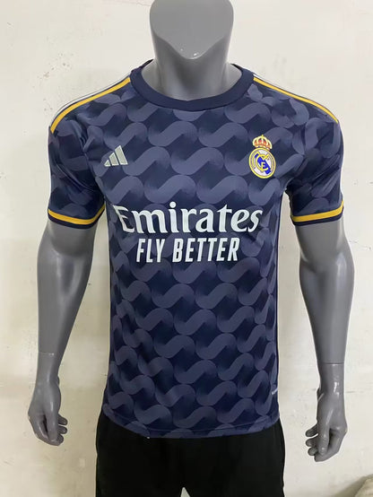 Real Madrid 2023/2024 Away Fan Version Football Jersey