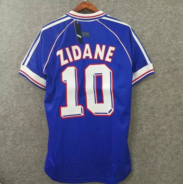 Retro France 1998 Home Football Jersey