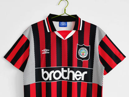 Retro Manchester city 1994/1996 Away Football Jersey