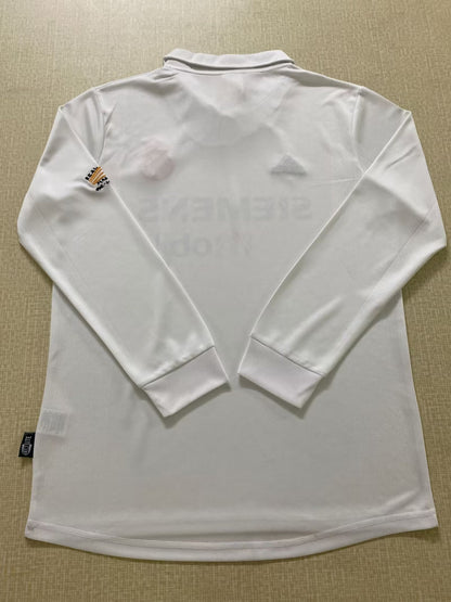 Retro Real Madrid 2002/2003 Home Long Sleeve Football Jersey