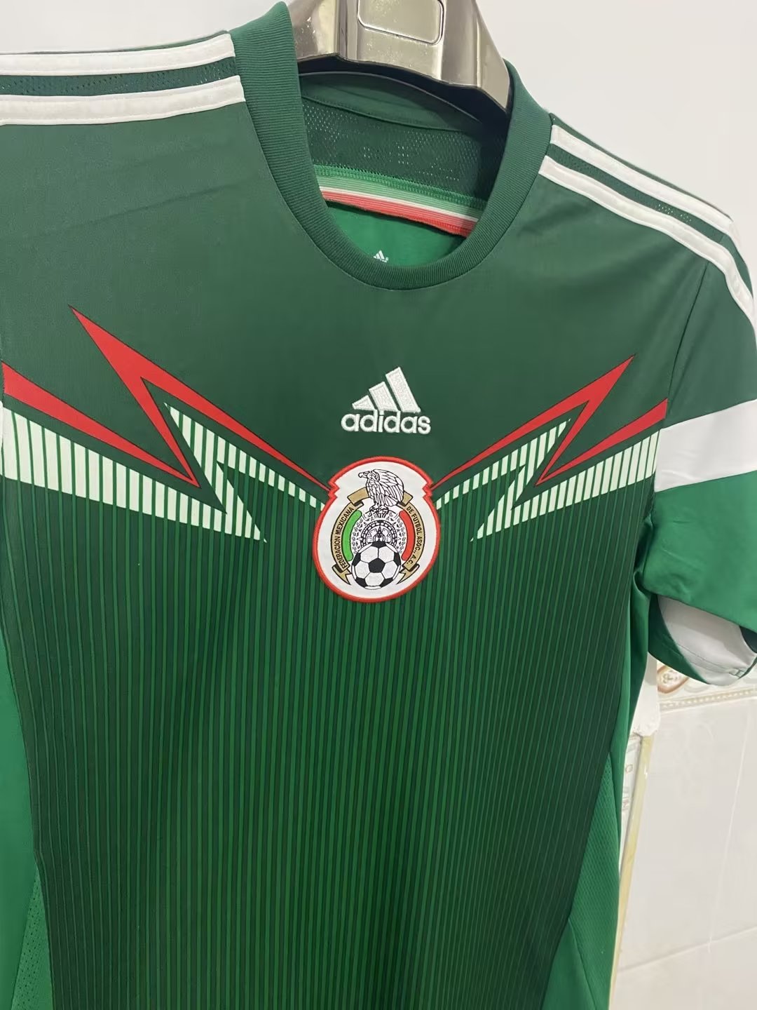 Retro Mexico 2014 Home Fan Version Football Jersey
