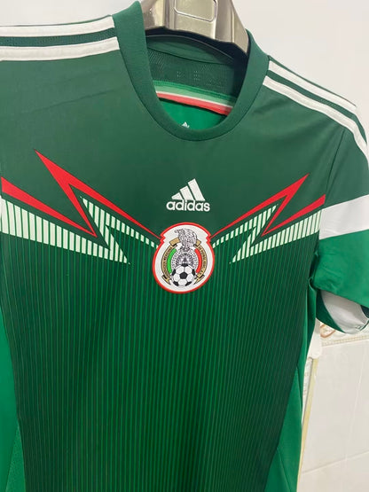 Retro Mexico 2014 Home Fan Version Football Jersey