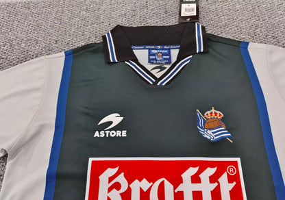 Retro Real Sociedad 2000/2002 Away Fan Version Football Jersey