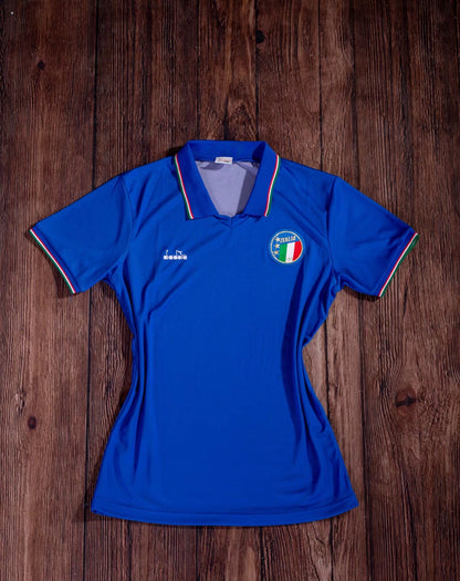 Retro Italy 1990 Home Football Jersey