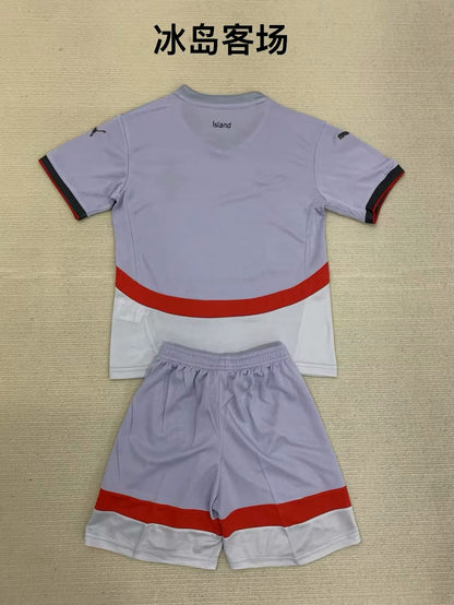 Iceland 2024/2025 Kids Away Football Jersey