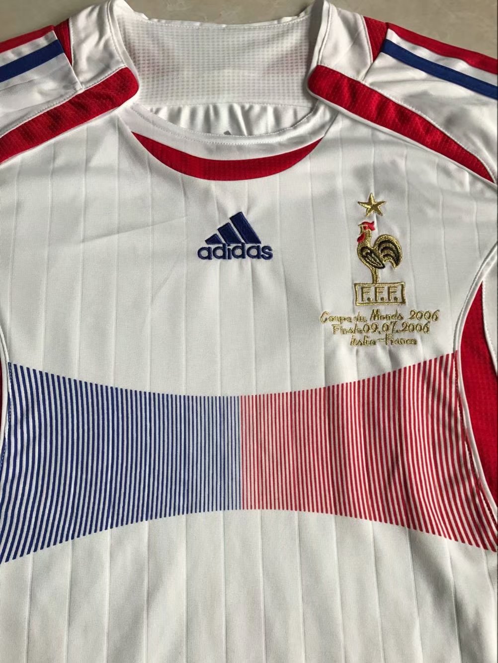 Retro France World Cup Final 2006/2007 Football Jersey