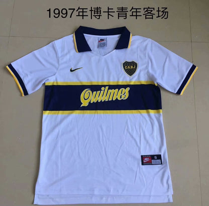 Retro Boca 1996/1997 Away Fan Version Football Jersey